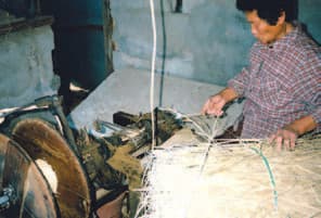 The final stages of our traditional brewing process