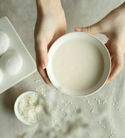 Boksoondoga Makgeolli's natural fermentation process